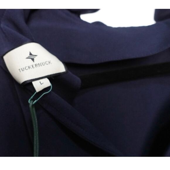 Tuckernuck Daphne Dress Navy Mod Collar Size Large *Read* NWT - Picture 11 of 13